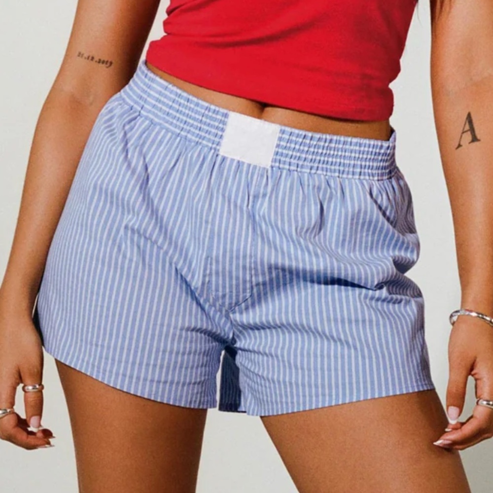 Princess Polly Cobain Striped Shorts